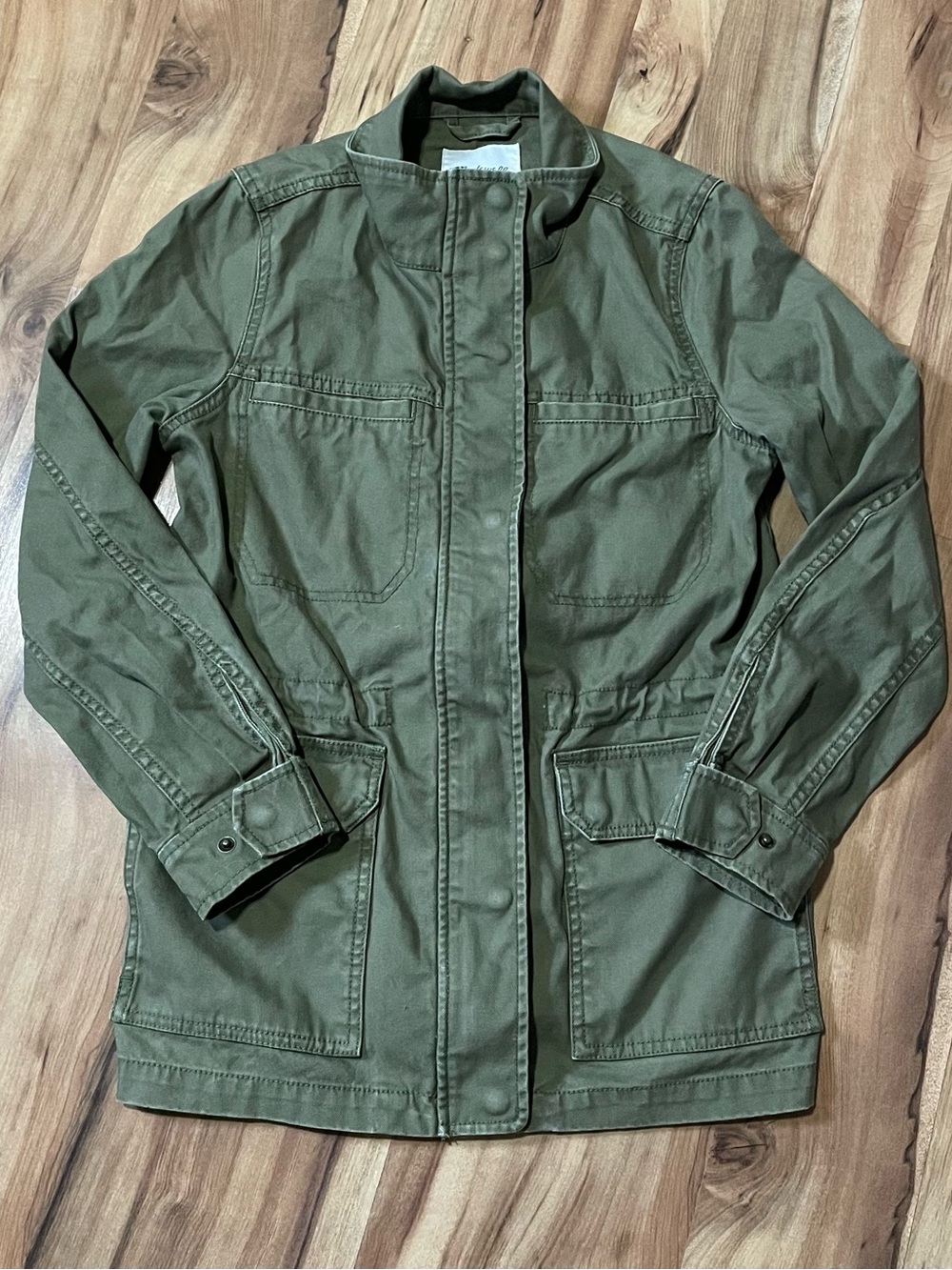 Madewell Womens Utility Dispatch Jacket Olive Green Size XS